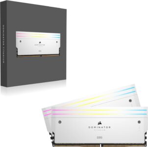 CORSAIR DOMINATOR TITANIUM (2x16GB) RAM 7200MT/s DDR5 CL34 Intel XMP Memory Kit RGB — White - CMP32GX5M2X7200C34W - Image 4