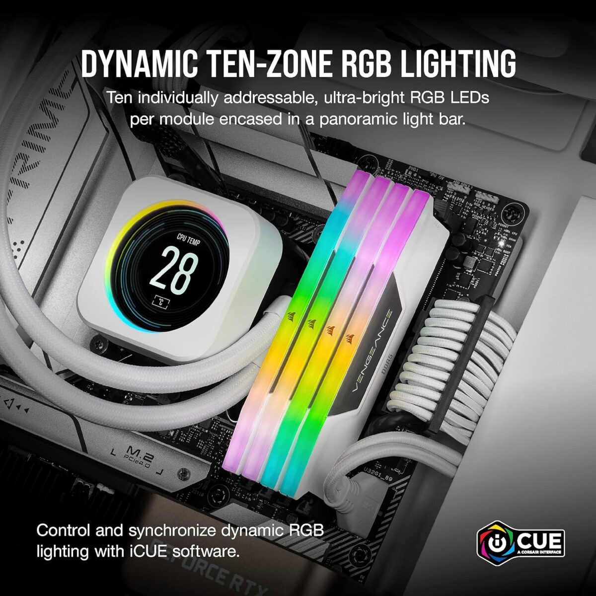 CORSAIR VENGEANCE 2x32GB RAM White