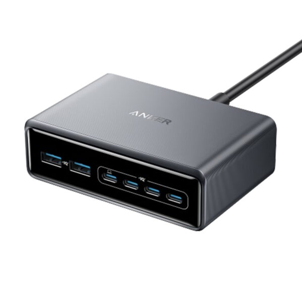 Anker Prime Charger (200W / 6-Ports / GaN) Supercharged Multi-Port Desktop Charging Station [ A2683341 ]