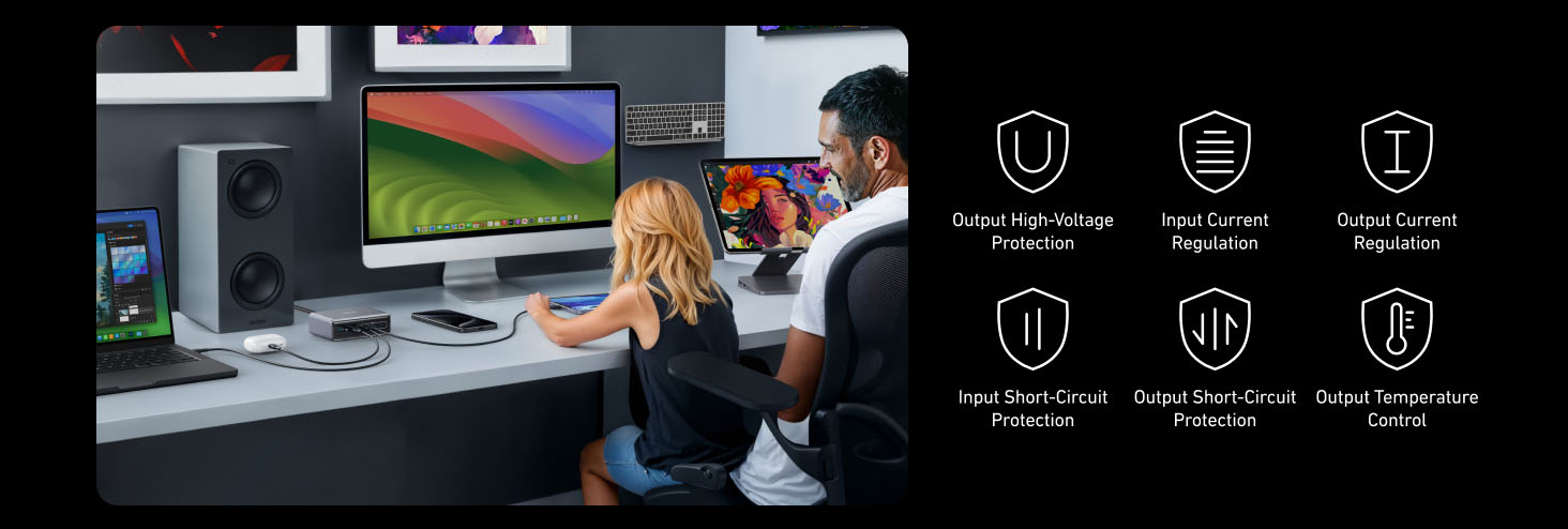 Anker Prime Charger (200W / 6-Ports / GaN) Supercharged Multi-Port Desktop Charging Station [ A2683341 ]
