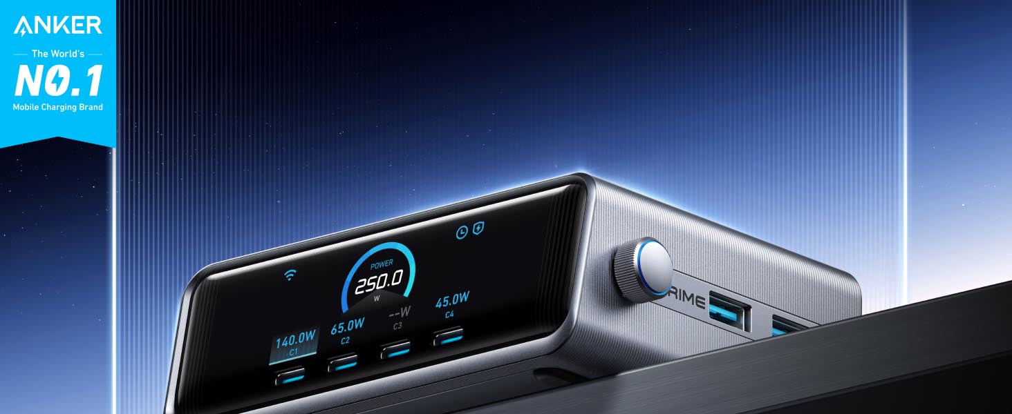 Anker Prime Charger Desktop Charging Station A2345341