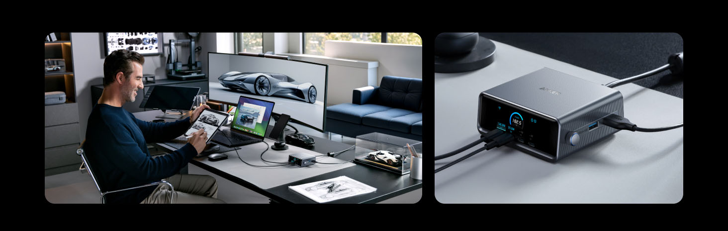 Anker Prime Charger Desktop Charging Station A2345341