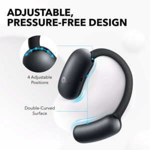 Anker Soundcore AeroFit 2 Adjustable Open-Ear Wireless Earbuds Black [ A3874H11 ]