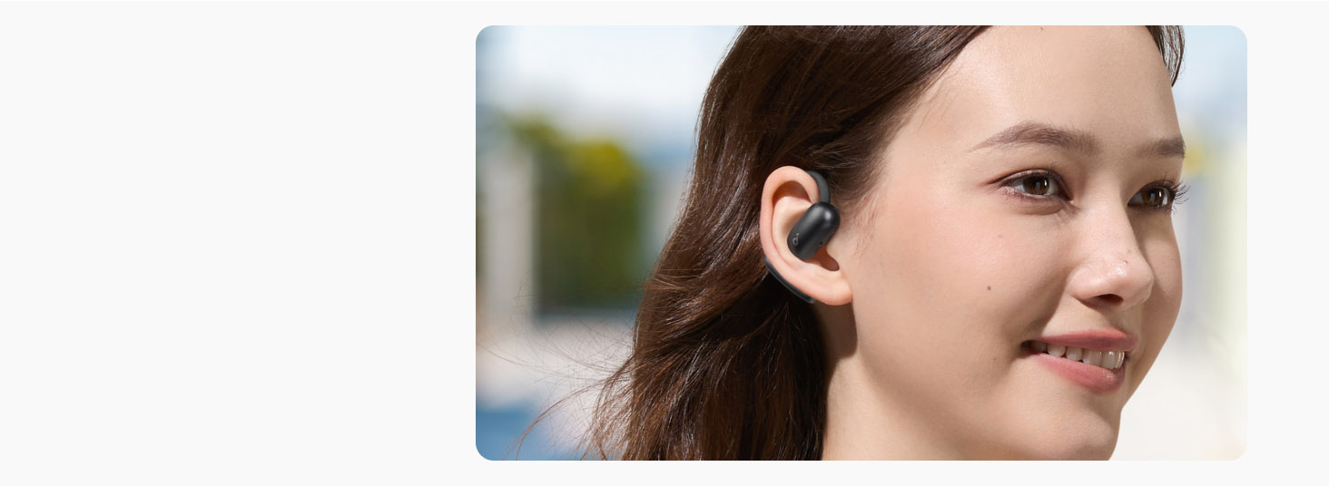 Anker Soundcore AeroFit 2 Adjustable Open-Ear Wireless Earbuds Black [ A3874H11 ]