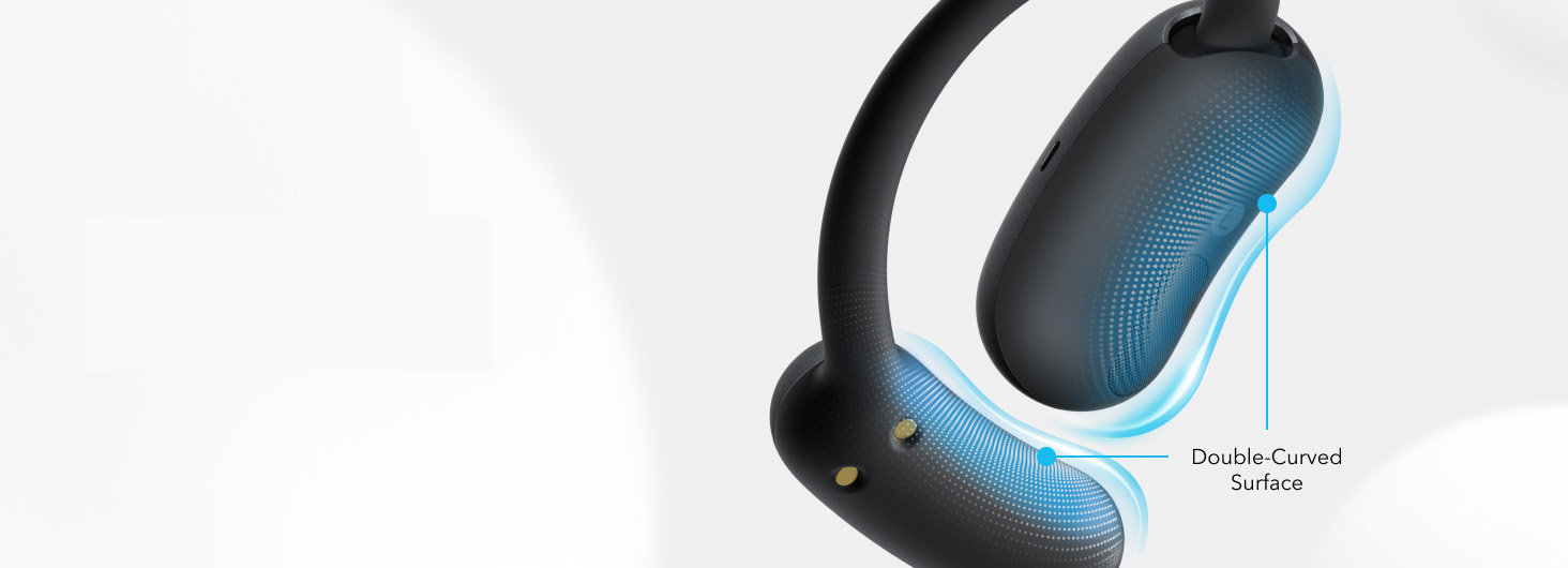Anker Soundcore AeroFit 2 Adjustable Open-Ear Wireless Earbuds Black [ A3874H11 ]