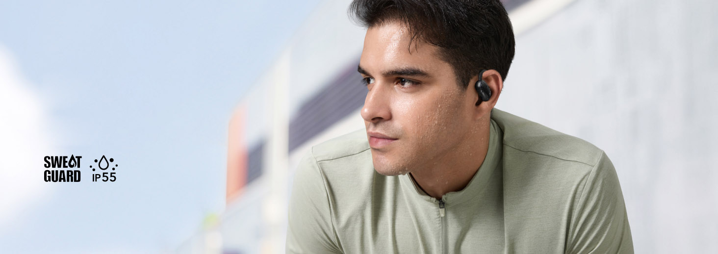 Anker Soundcore AeroFit 2 Adjustable Open-Ear Wireless Earbuds Black [ A3874H11 ]