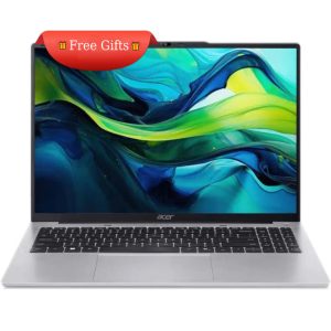 ACER Aspire Lite Laptop " Intel Core i3-1305U, 8GB DDR5, 512GB SSD NVMe, 16 Inch FHD Display, Silver Color " AL16-52P-3810  🎁 Free Gifts 🎁