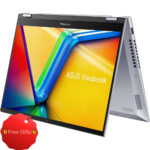 Asus VivoBook S Flip TP3402VA Laptop " Intel Core i7-13700H, 16GB DDR4, 512GB SSD NVMe, 14 Inch WUXGA Touch Screen, DOS " TP3402VA-LZ537 🎁 Free Gifts 🎁