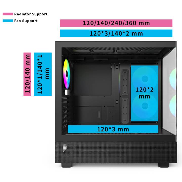 Montech XR ATX BLACK