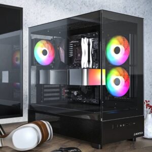 Montech XR ATX mid tower case - black color - XR BLACK - Image 6