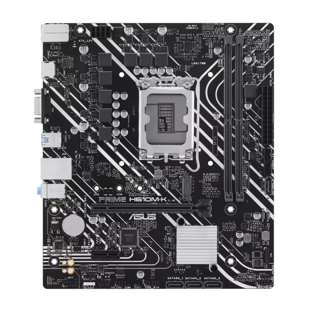 ASUS PRIME H610M-K motherboard