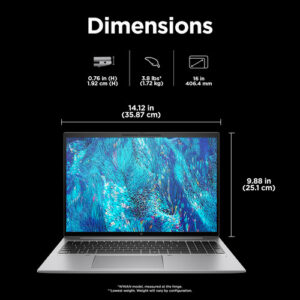HP ZBook Firefly G11 16" Mobile Workstation { Ultra 7 155U | 32 GB RAM | 512 GB SSD | 16" FHD+ | Win 11 Pro } - [ A6UF5UT ] 🎁 Free Gifts 🎁 - Image 13