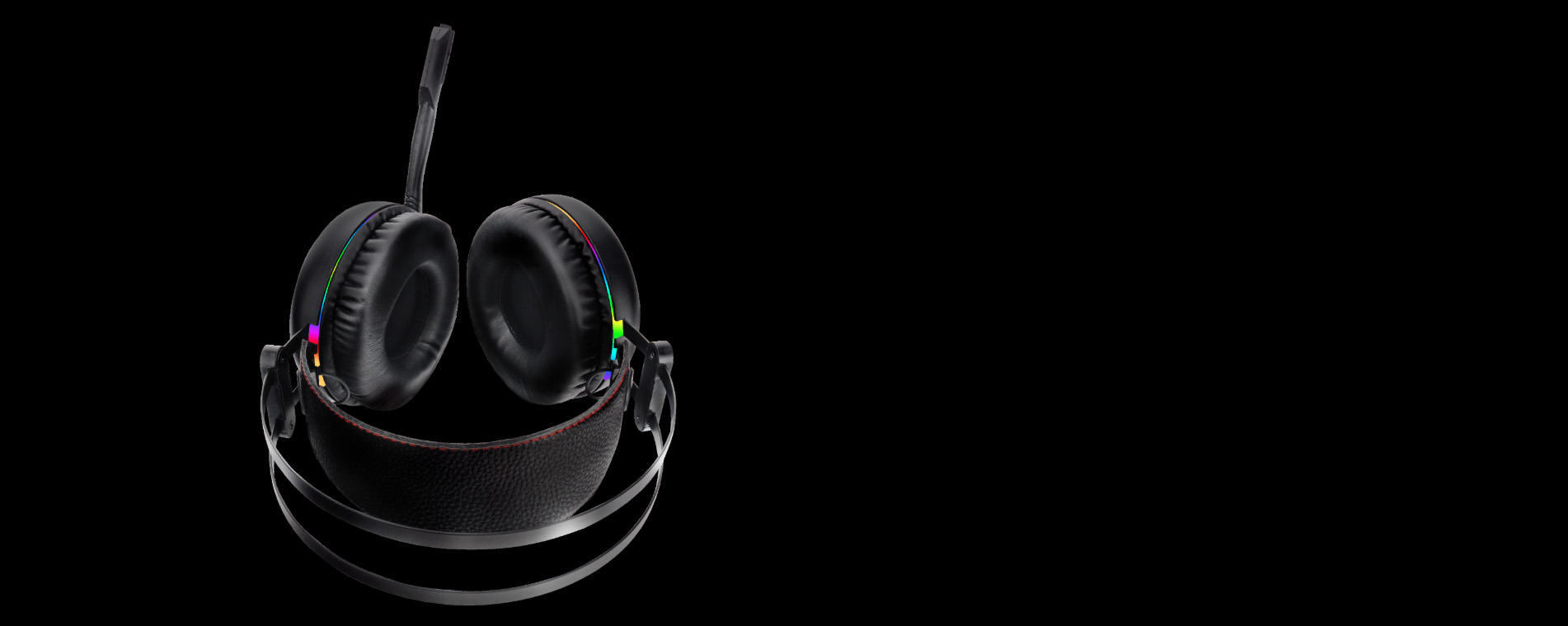 Dragon War RGB Lighting effect Gaming Headset (3.5mm AUX Audio + USB RGB) [ G-HS-012-Black ]