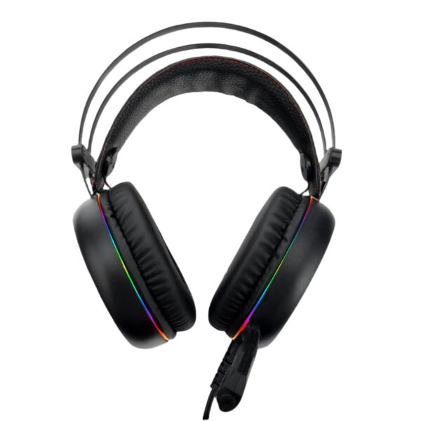 Dragon War RGB Lighting effect Gaming Headset (3.5mm AUX Audio + USB RGB) [ G-HS-012-Black ]