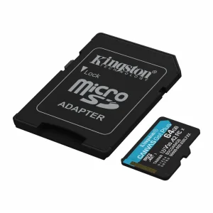 Kingston 64GB Canvas Go Plus microSD memory card SDCG4-64GB