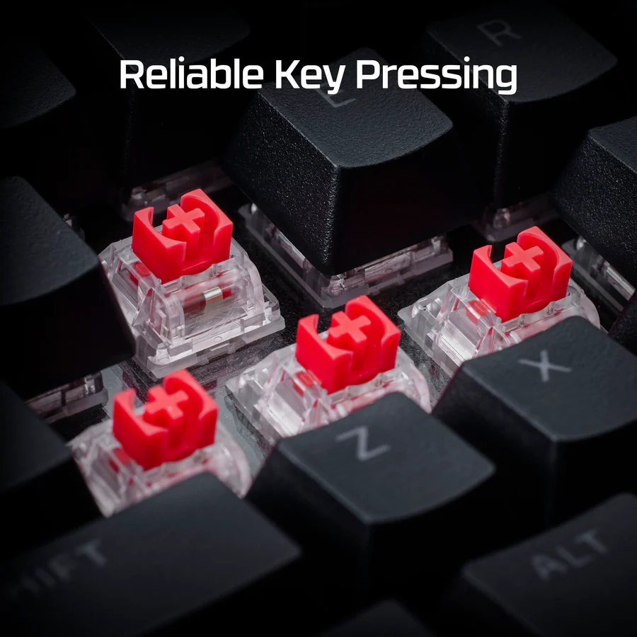 HP HyperX Alloy Rise 75 Wireless Mechanical Gaming Keyboard Black ( USA Model No Warranty ) 91Y91AA