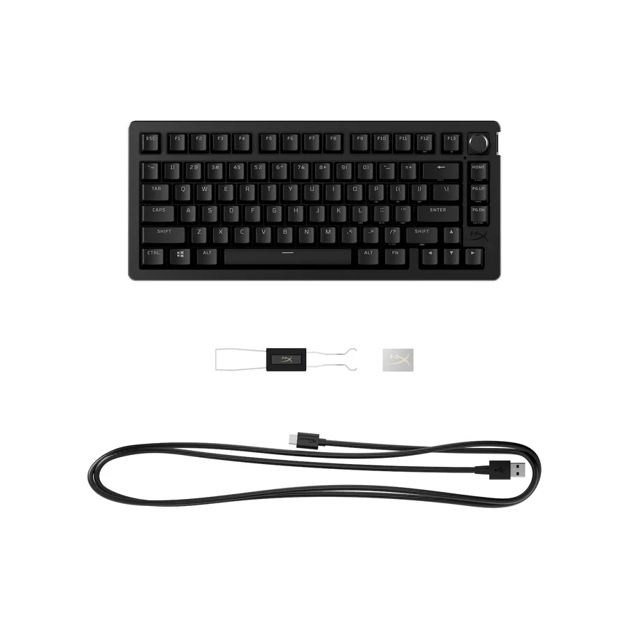 HP HyperX Alloy Rise 75 Wireless Mechanical Gaming Keyboard Black ( USA Model No Warranty ) 91Y91AA