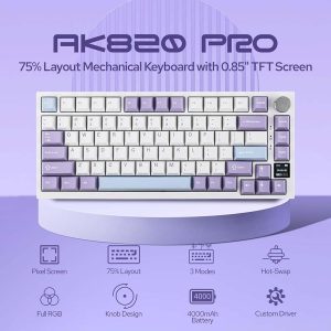 Ajazz AK820 Pro Purple