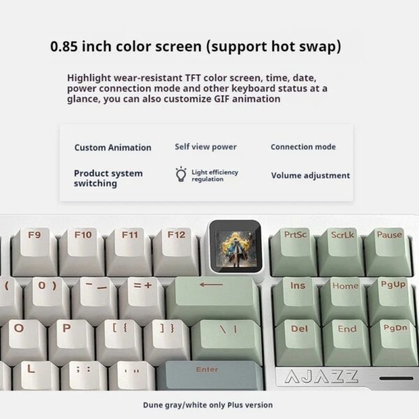 Ajazz QS87 Aluminum Mechanical