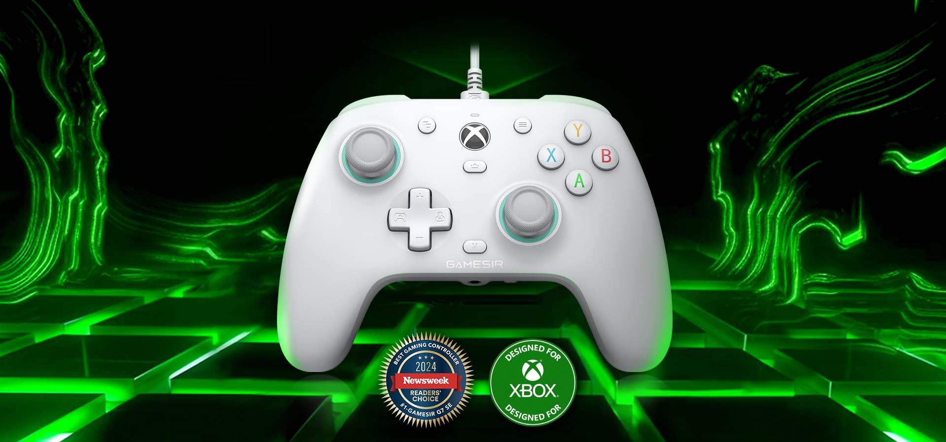 GameSir G7 SE Xbox Wired Controller - White