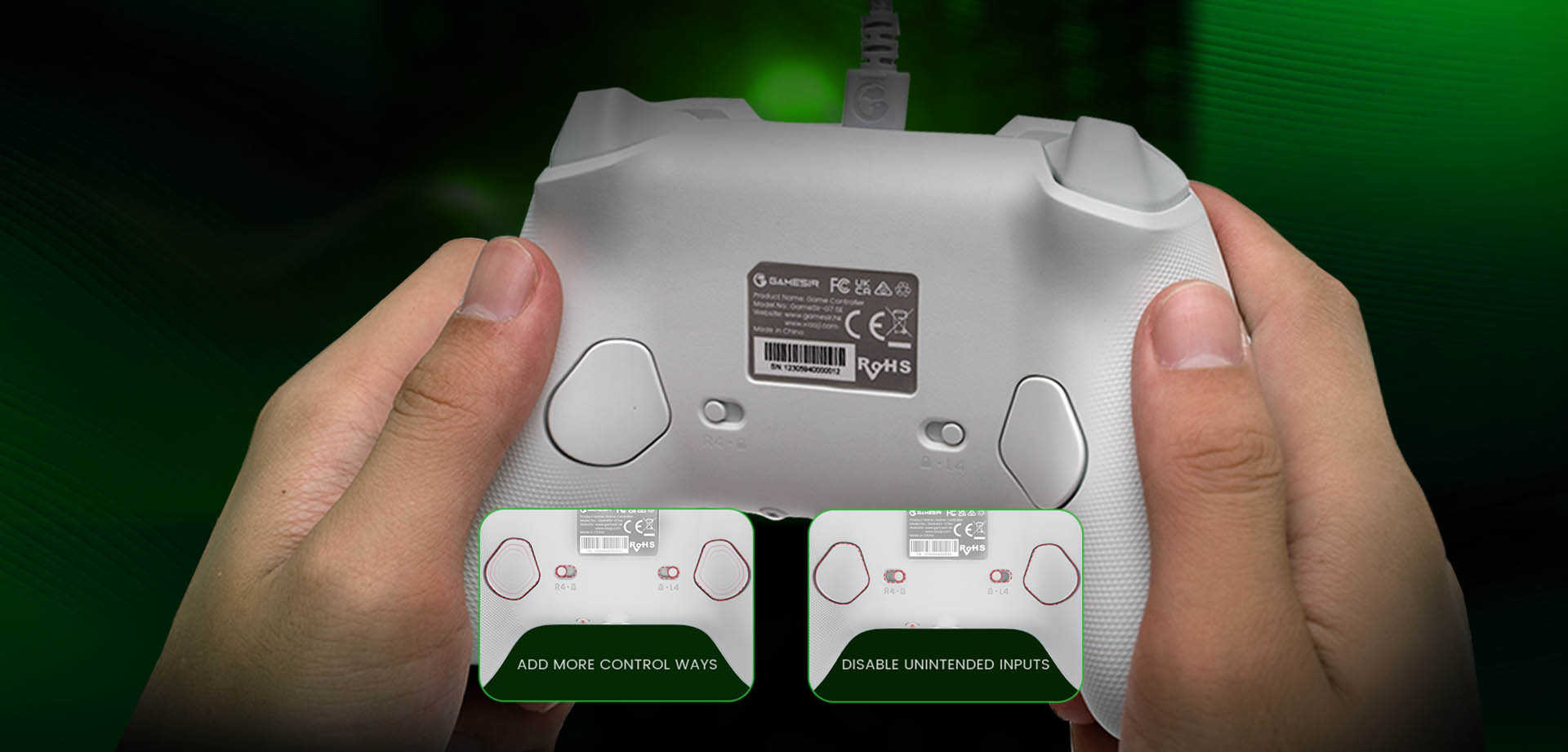 GameSir G7 SE Xbox Wired Controller - White