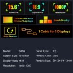 E-Tech S888 External Monitors
