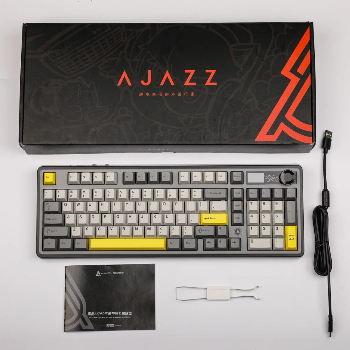 AJAZZ AK980 maillard black-grey-yellow