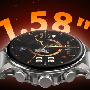 LDNIO AMOLED Smartwatch - 1.58" touch screen - BT 5.2 - silver color - SW01 - Image 2