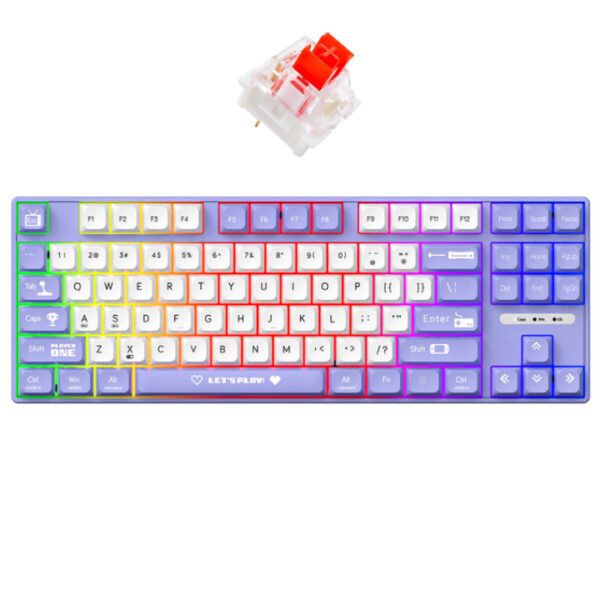 AJAZZ AK870MC purple Red