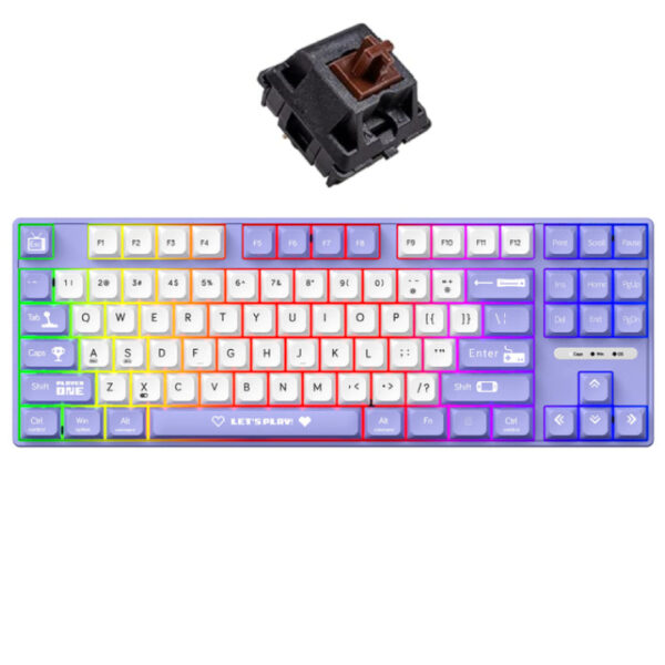 AJAZZ AK870MC purple brown