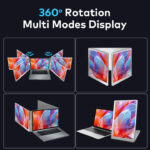 16" Portable Tri-screen Monitor 