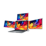 14″ Portable Tri-screen Monitor for Laptop (IPS / 1080P / Type-C) [ S780 ]
