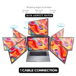 14″ Portable Tri-screen Monitor for Laptop (IPS / 1080P / Type-C) [ S780 ]