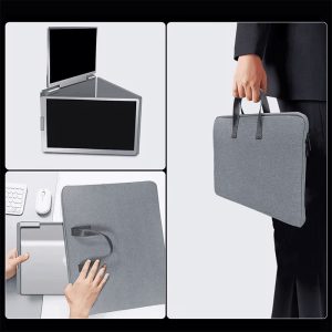 14″ Portable Tri-screen Monitor for Laptop (IPS / 1080P / Type-C) [ S780 ]