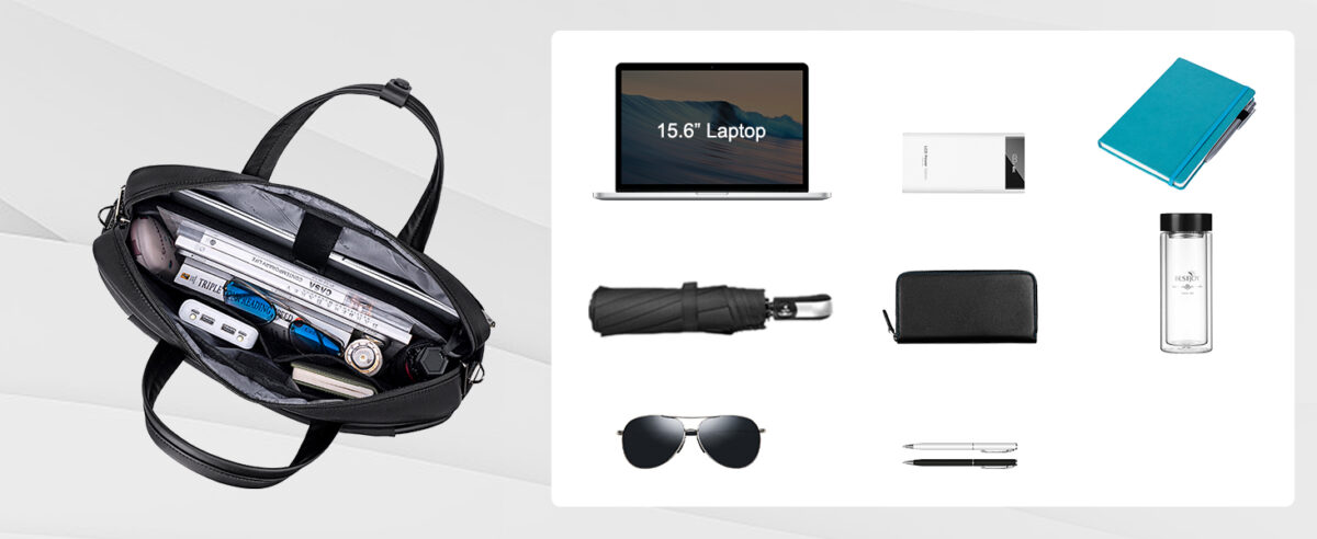 Arctic Hunter GWB00848 briefcase - for 15.6 inches Laptop - black Color - Image 5