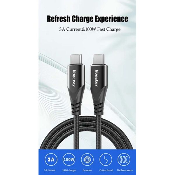 Huntkey USB-C Cable Black