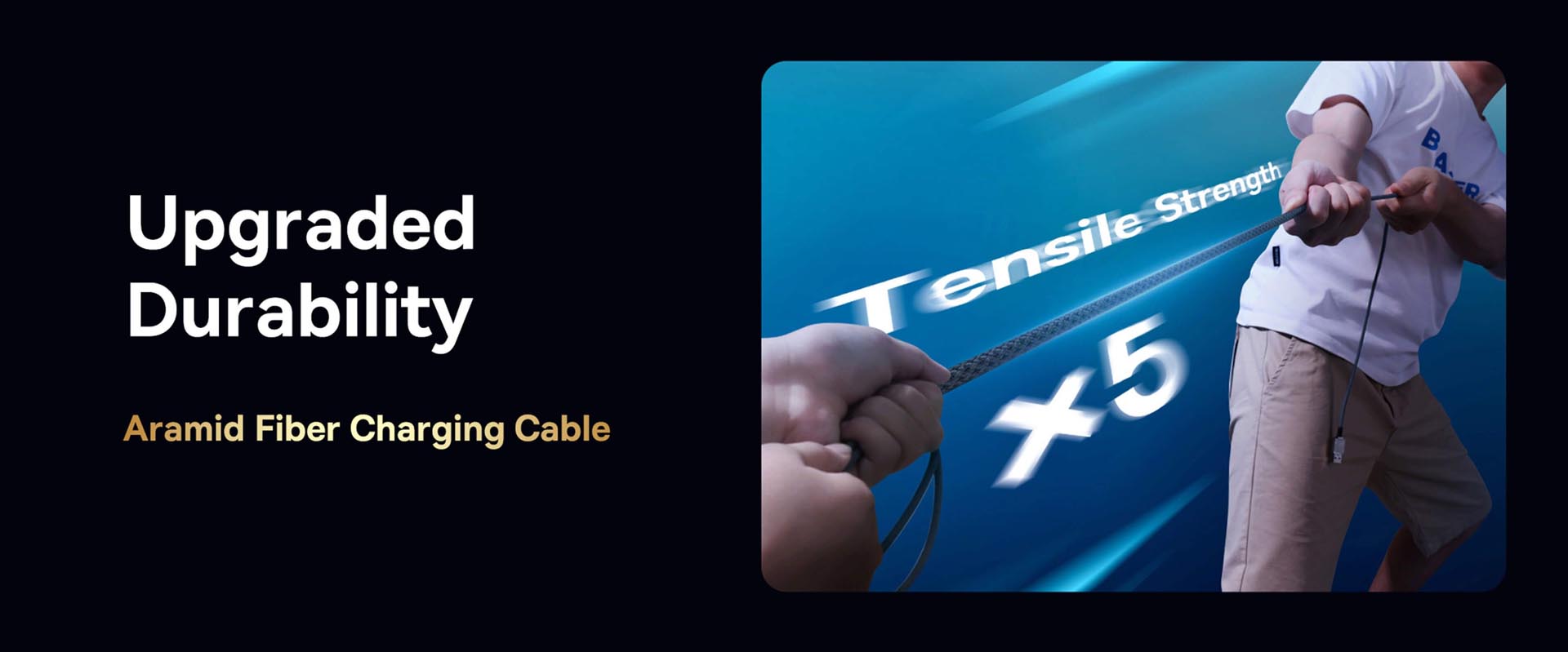 Baseus Unbreakable Series 100W PD Fast Charging Data Cable Type-C to Type-C 1M - White P10355800221-00