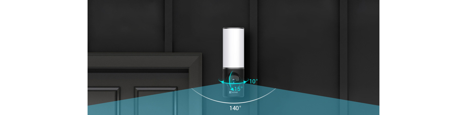 EZVIZ Smart Security Wall-Light Camera CS-LC3