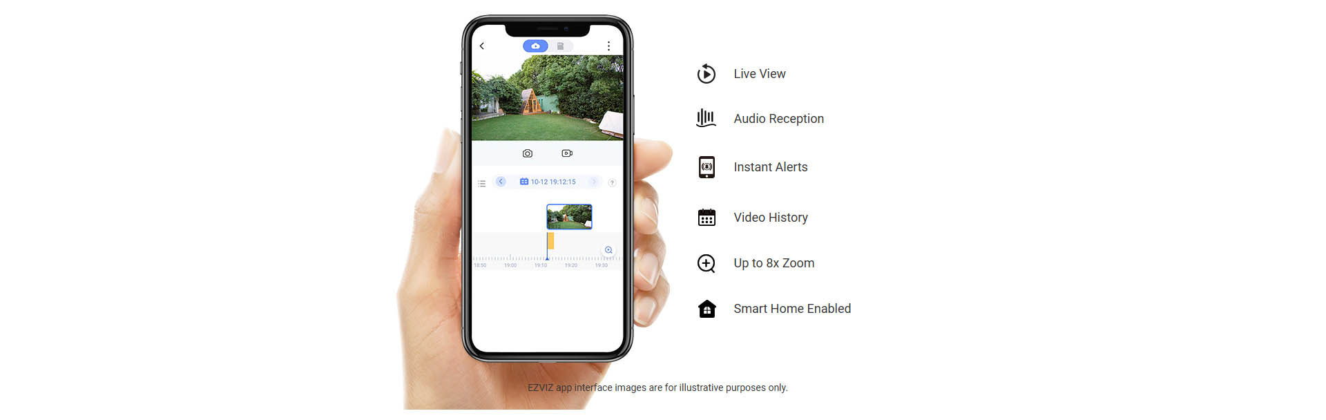 EZVIZ Smart Security Wall-Light Camera CS-LC3