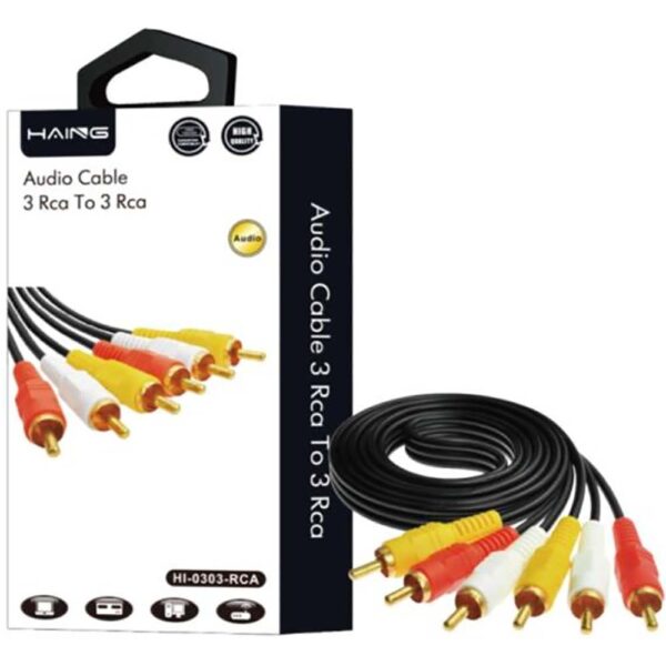 HAING AV 3RCA Cable