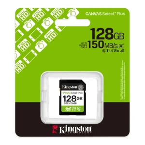 Kingston 128GB Canvas Select Plus SD Memory Card SDS3