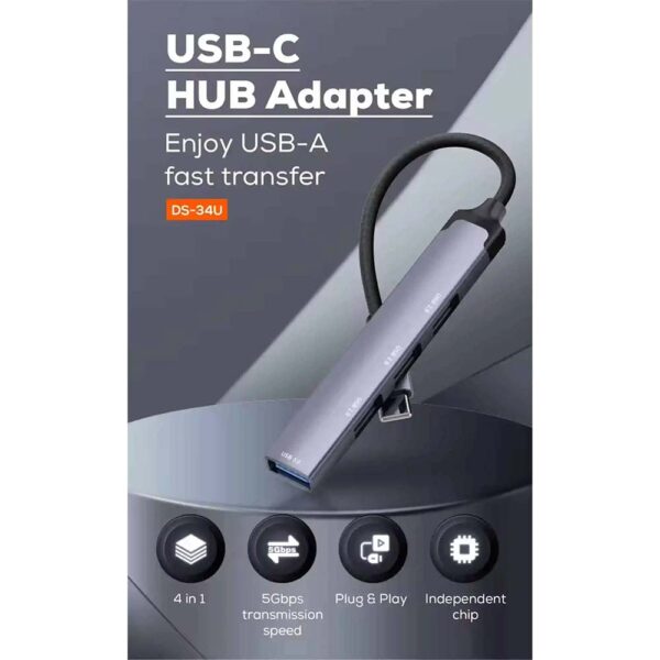LDNIO DS-34U USB-C HUB