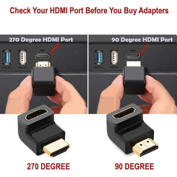 G-LINK HDMI 90-Degree Adapter 