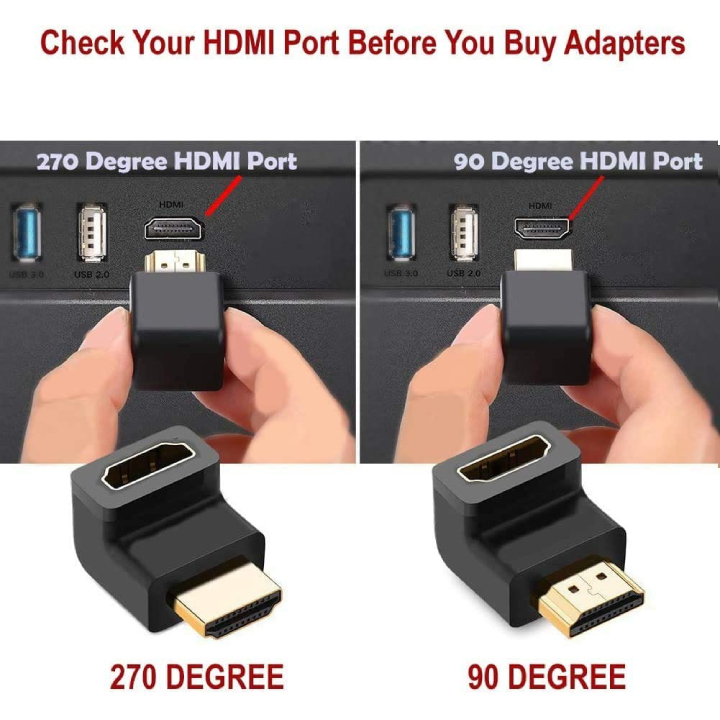 G-LINK HDMI 90-Degree Adapter 