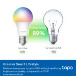 Tp-link tapo L535E V3.2 Smart WiFi Light Bulb, Multicolor - Millions of Colors | Schedule & Timer | Voice Control | Energy Monitoring - Image 5