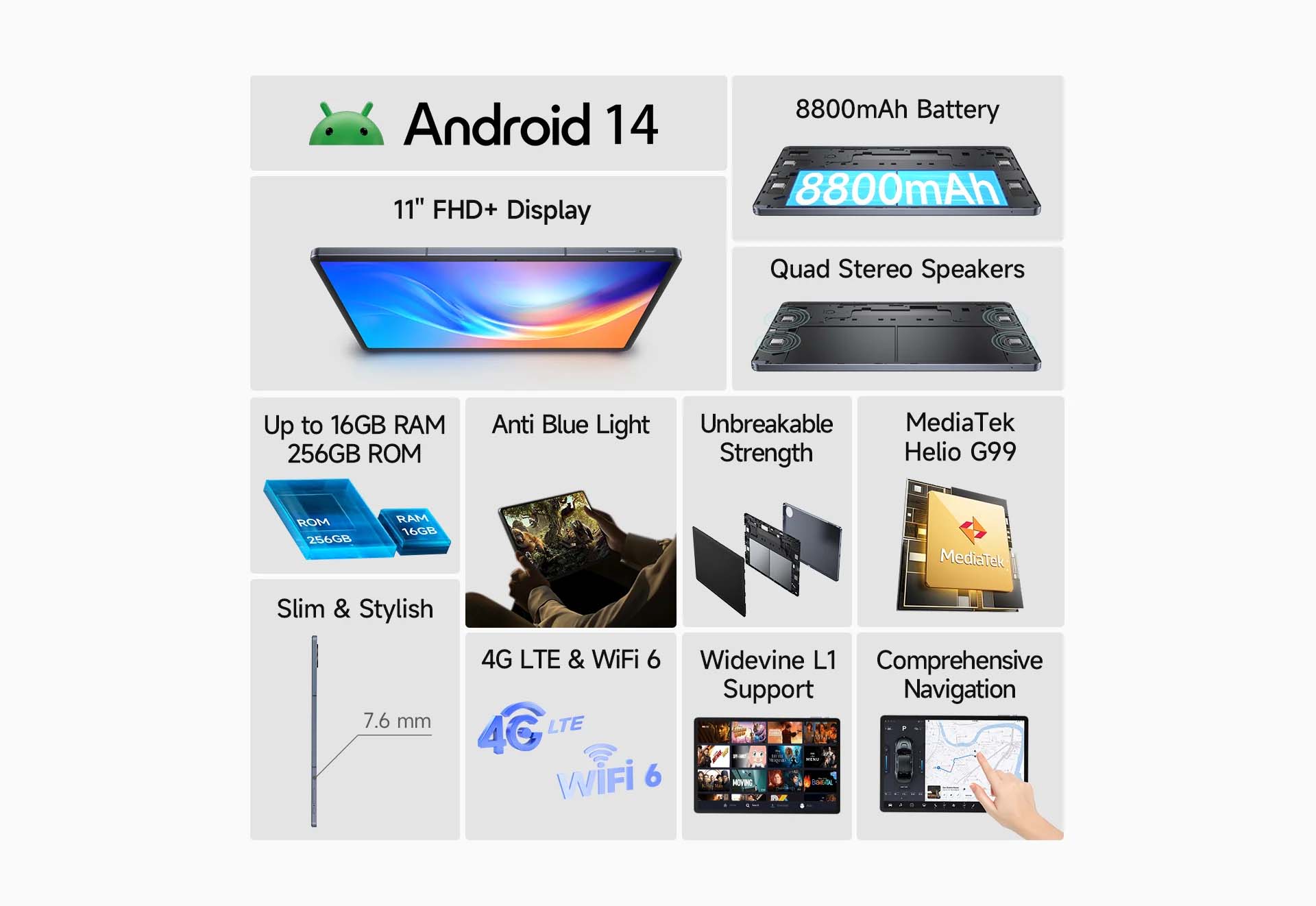 uleFone A11 Pro Grey