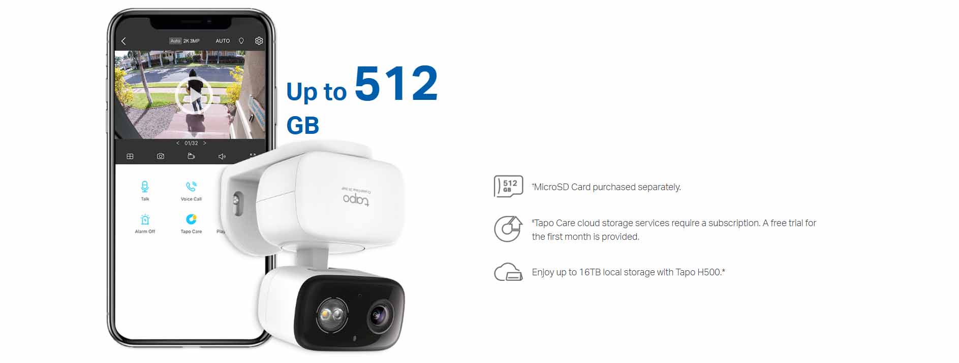TP-Link Tapo C216 2K Indoor/Outdoor Home Security Wi-Fi Camera [ Tapo C216 ]