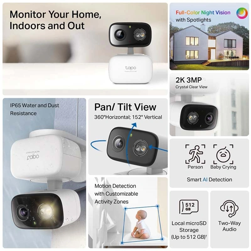 TP-Link Tapo C216 2K Indoor/Outdoor 