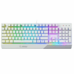 MSI VIGOR GK30 RGB Gaming Keyboard, 6-Zone RGB - White