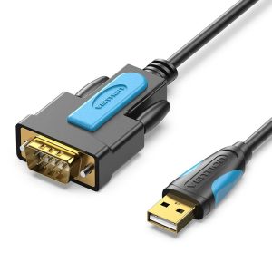 Vention USB to RS232 Serial Adapter 1.5 m Black  - VAS-C02-B150